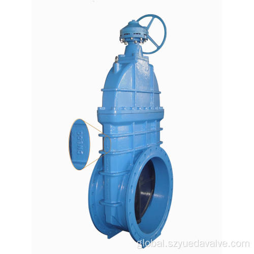 Iron All Flange Tee Comit Gate-Valve Ductile Iron Double Flange Resilient Seated Gate Valve Factory